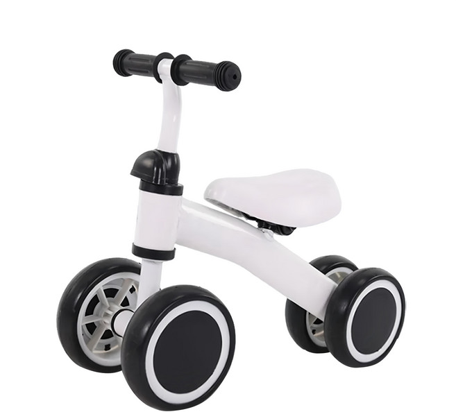 花太太 兒童玩具平衡滑步車 3歲以上, 49cm, 白色, 1個