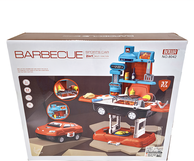 BOWA 博娃 車型BBQ套裝 3歲以上, 1盒