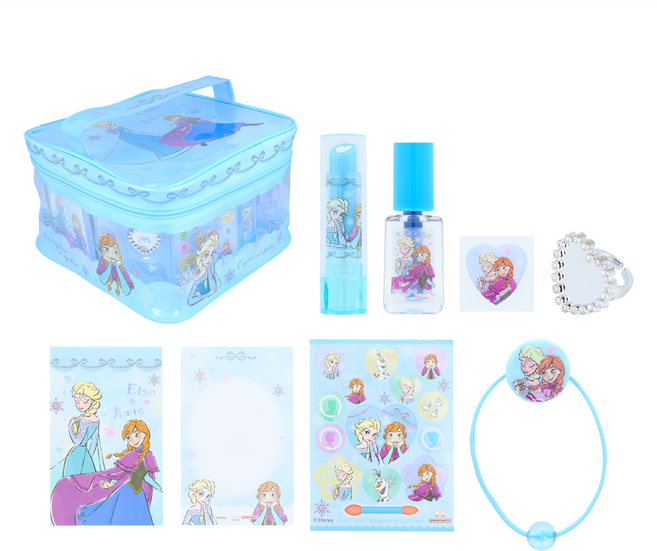 sun-star 華麗手提珠寶文具禮盒組 冰雪奇緣, 藍色, 1盒
