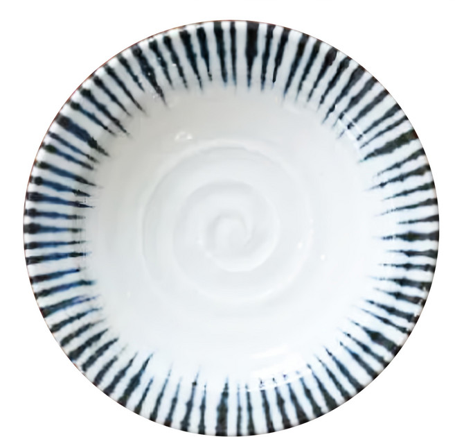 美濃燒 千段十草珍味皿 - 日本製, 1個