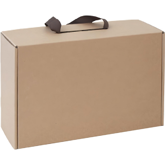 Hands Pick 牛皮C型提繩包裝盒 31號, 5盒, 巧克力色