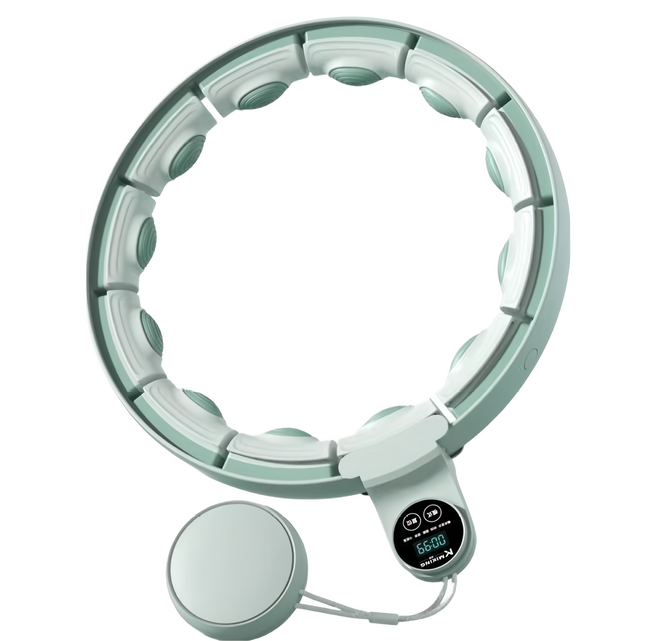 MICHAEL FITNESS 麥克健身 金屬卡扣爆汗呼拉圈, 綠色, 800g, 1個