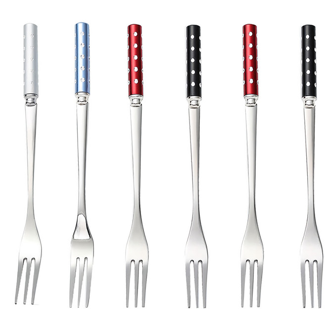 OSAMA 王樣 滿天星水果叉, 顏色隨機, 6支