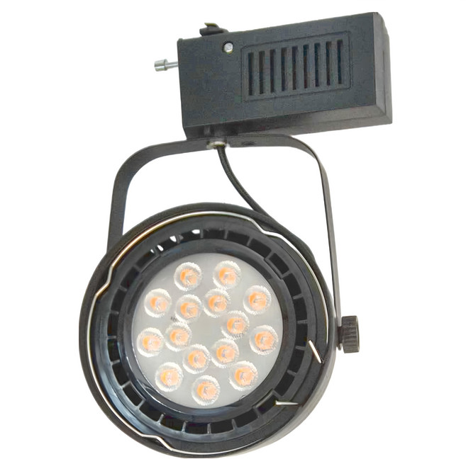 TRUNK 壯格 LED AR111 黑色軌道燈 15W, 燈泡色, 1個
