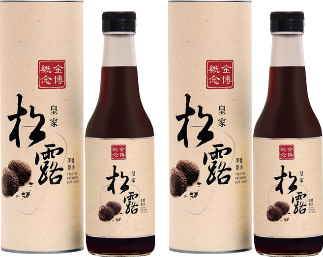 金博家 皇家松露薄鹽醬油, 500ml, 2瓶