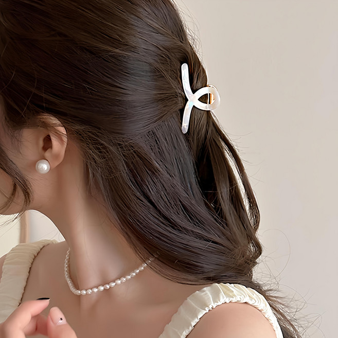 Girlpins 幻彩珍珠 醋酸纖維 半抓夾 1519