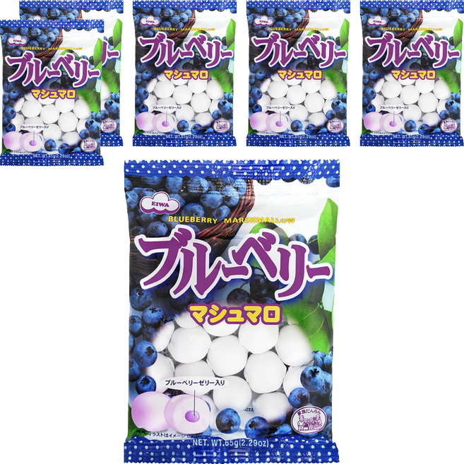 EIWA 夾心棉花糖, 65g, 6包