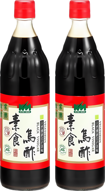 KOKUMORI 穀盛 素食烏醋 小, 600ml, 2瓶