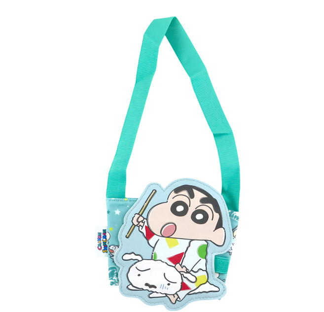 Shinchan 蠟筆小新 半套式飲料提袋 22x13cm, 小新小白, 1個