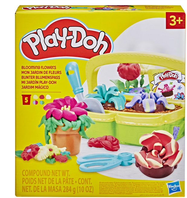 Hasbro 孩之寶 Play-Doh 培樂多 黏土遊戲組, 繽紛園藝, 284g, 1盒