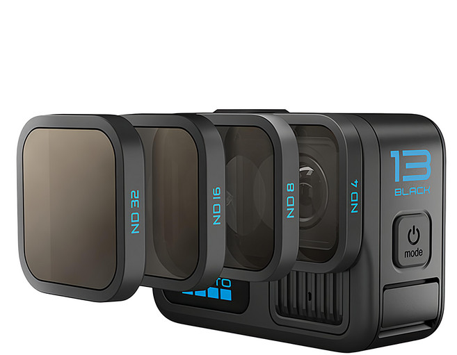 GoPro HB-Series ND 濾鏡4件組 ND4 + 8 + 16 + 32濾鏡, AENDF-001, 1組