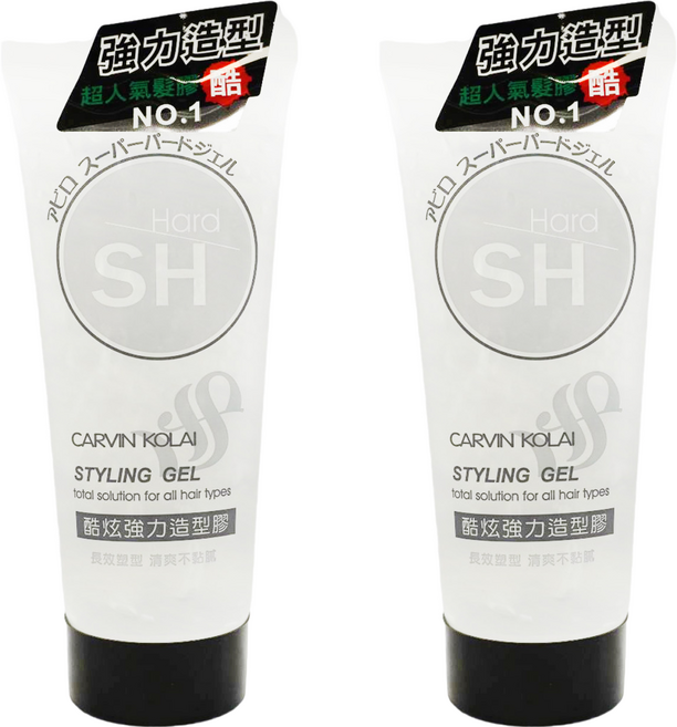 CARVIN KOLAI 卡汶克萊 酷炫強力造型膠, 200ml, 2條