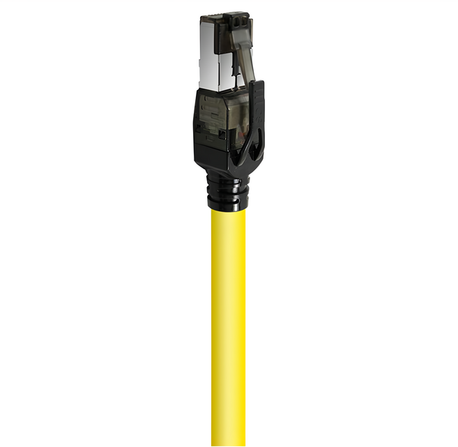 PowerSync 群加 Cat.8 40Gbps超高速網線, 1m, 黃色, 1條
