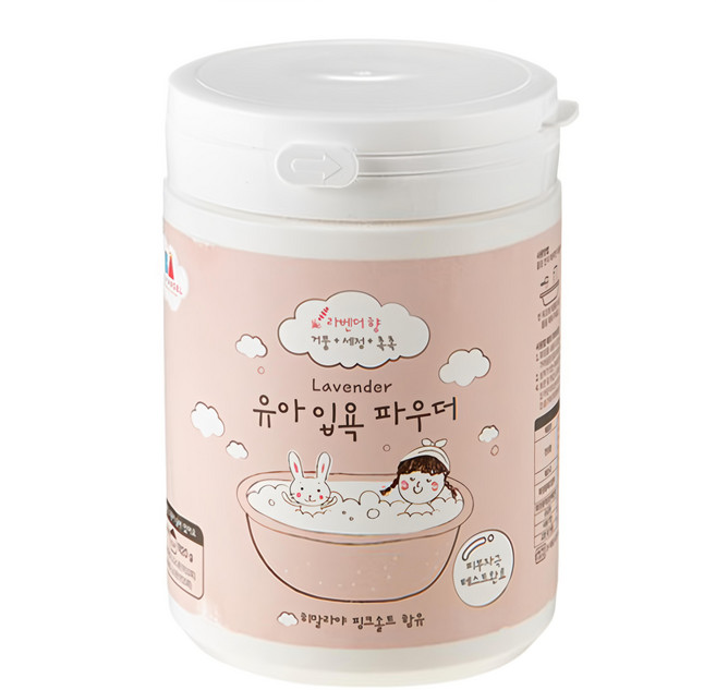 BUSYANGEL 孩童泡泡沐浴粉 薰衣草香, 1罐, 500g