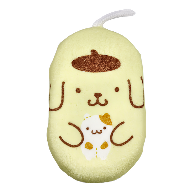 布丁狗 造型沐浴海綿, 布丁狗 多色, 1個