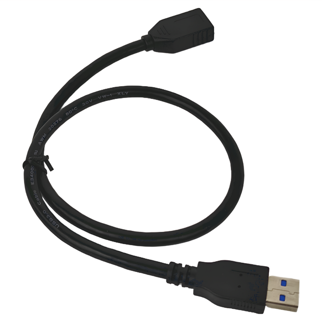 專業級 USB 3.0 A公對A母 傳輸線, 0.5m, 1條