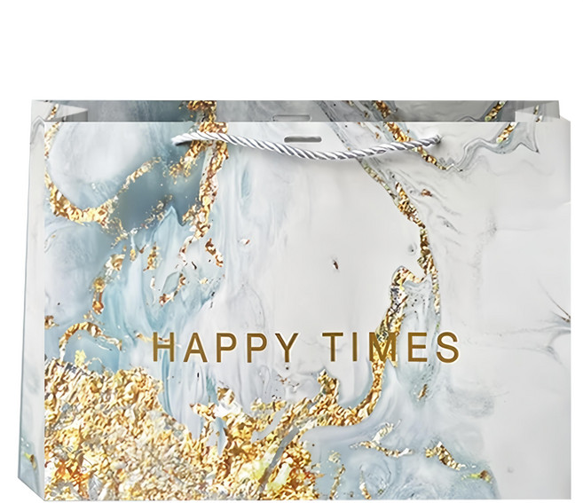 大理石紋紙袋 25 x 12 x 20cm, 大理紋橫款, 10個