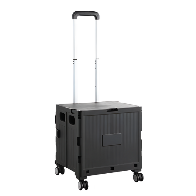 HOUDER 可拆蓋購物推車 45L, 黑色, 1個