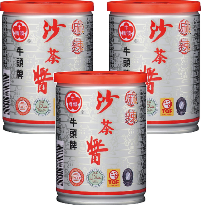 牛頭牌 麻辣沙茶醬 傳承60年, 250g, 3罐