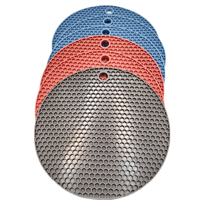 BEER BEAR 皮久熊 隔熱墊 圓形 17 x 17 x 0.7cm 顏色隨機, 6個