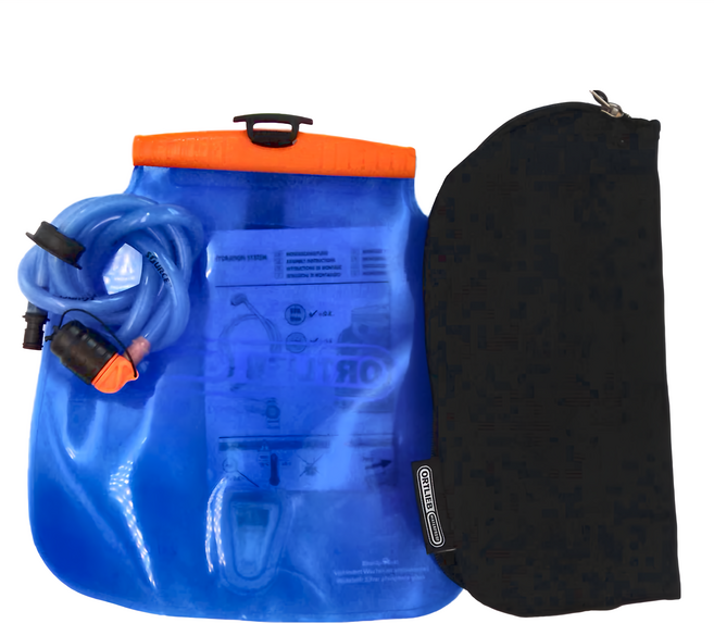 ORTLIEB Atrack Hydration System 飲水系統水袋 2L 不含BPA和塑化劑, 1個, 黑色