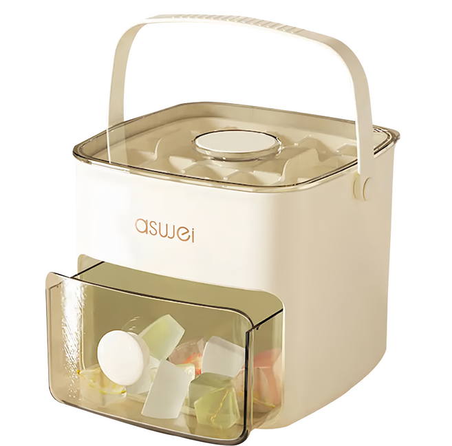 aswei 艾思維 一鍵按壓手提雙層製冰盒, 1個