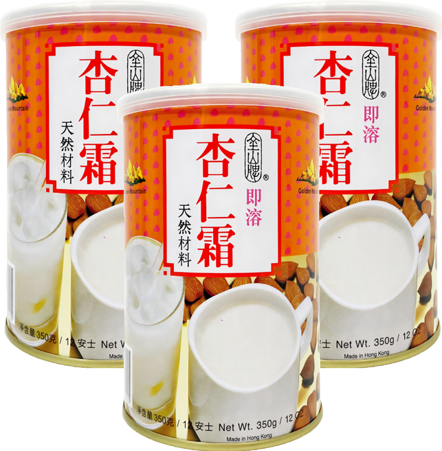 金山牌 即溶杏仁霜, 350g, 3罐