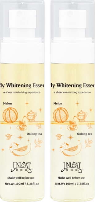 UNICAT 變臉貓 烏龍茶甜瓜身體油, 2瓶, 100ml