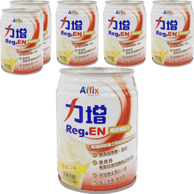 Affix 艾益生 Reg.EN 力增 糖尿病配方 原味, 6罐, 237ml