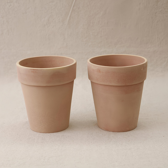 ENVIE CASA Vaso Alto 標準花盆, 淺咖色, 2個