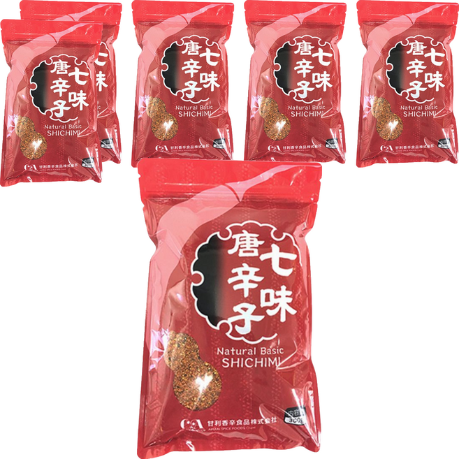 C&A spice 甘利香辛食品 激辛七味粉, 300g, 6包