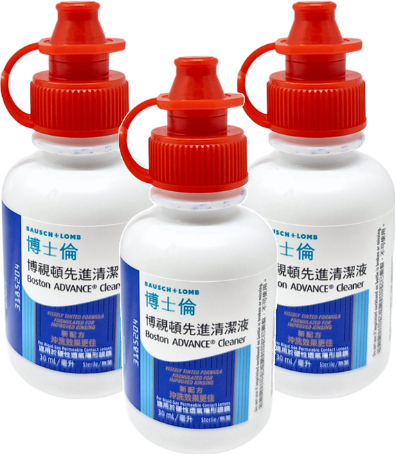 BAUSCH LOMB 博士倫 Boston博視頓清潔液, 30ml, 3瓶