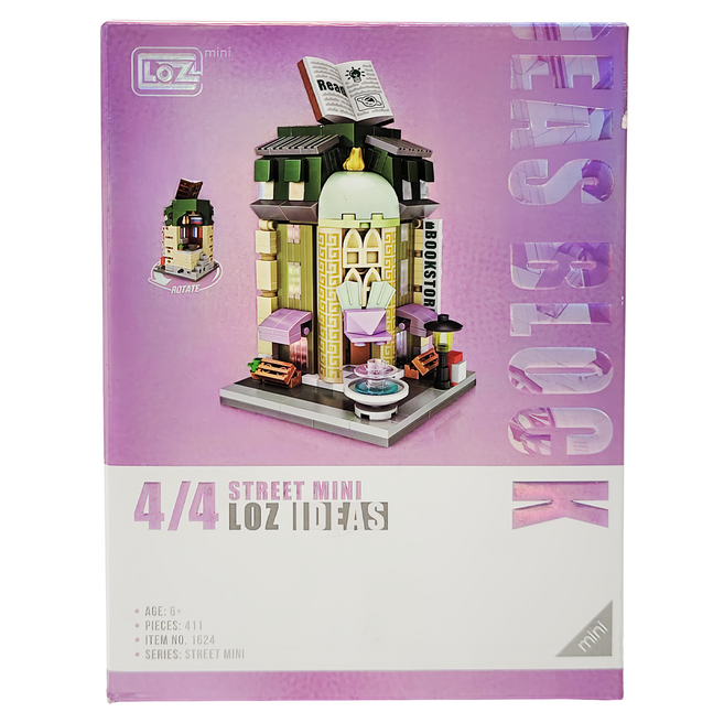 LoZ 書店 6歲以上, 多色, 1盒