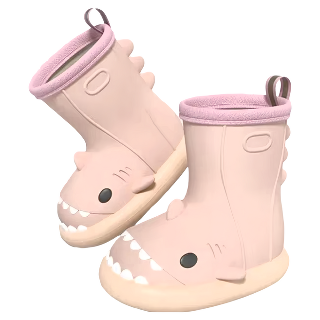 可愛鯊魚兒童雨鞋