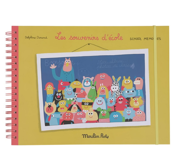 Moulin Roty 回憶收集紀念冊 盒裝設計 可記錄生活點滴 重要回憶, 奇趣怪誕, 1入