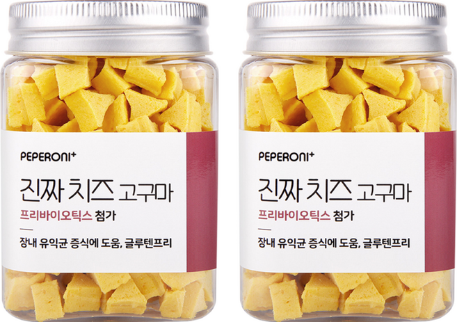 PEPE-RONI 陪陪肉肉 狗零食, 香濃地瓜起司, 180g, 2罐