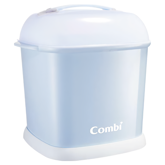 Combi 康貝 Pro360 Plus 奶瓶保管箱 9隻寬口奶瓶大容量 全密封防蟲乾燥收納, 靜謐藍, TM-708CB