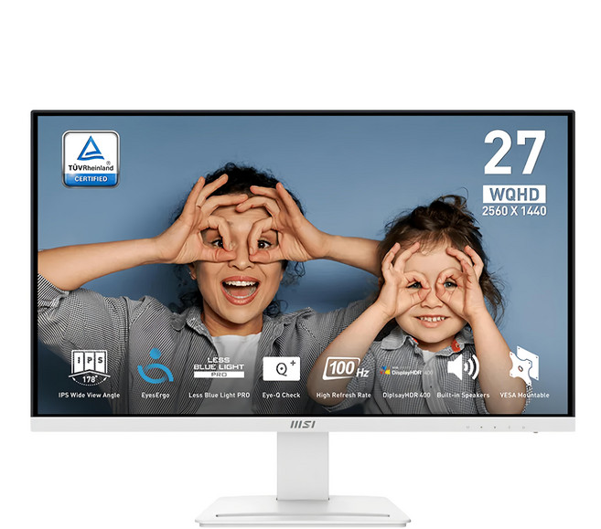 msi 微星 美型螢幕 27型 2K HDMI DP 喇叭 IPS, 27吋, PRO MP273QW E2