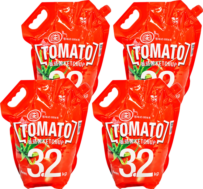 十全 番茄醬, 3.2kg, 4包