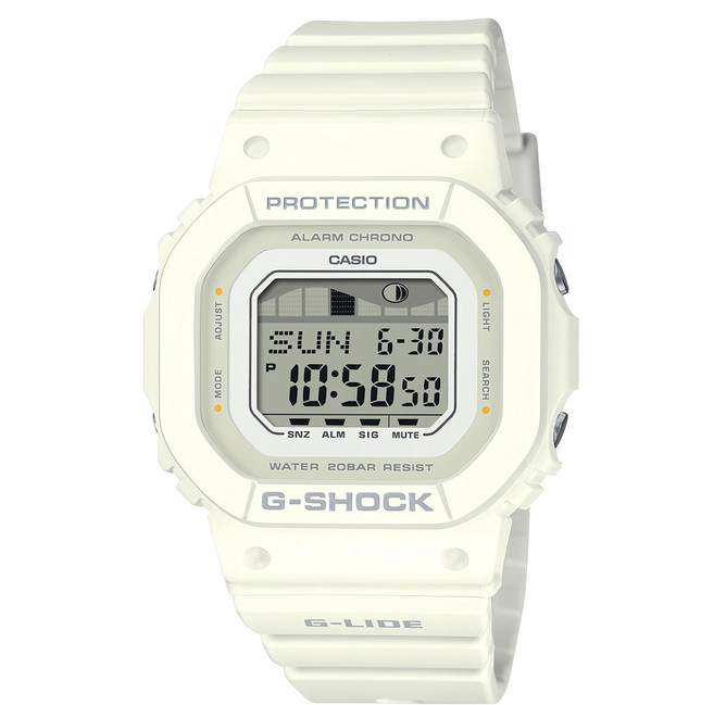 CASIO 卡西歐 G-SHOCK 纖薄輕巧 衝浪潮汐圖電子錶 GLX-S5600-7B
