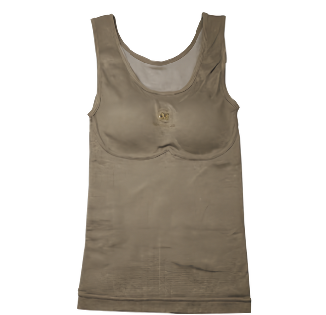 韓文圖標 寬肩磨毛背心