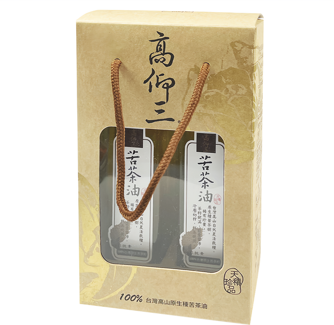 高仰三 苦茶油禮盒 250ml*2瓶, 1組