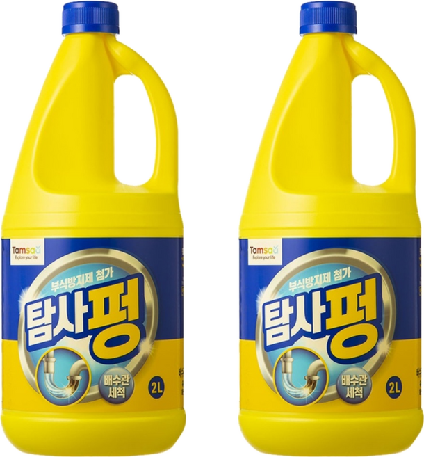 Tamsaa 排水管清潔劑, 2L, 2瓶