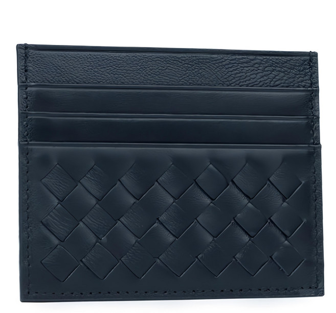 真皮全羊皮手工編織輕薄卡片包卡包卡夾 KN101