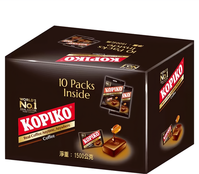 KOPIKO 可比可咖啡糖分享組, 1.5kg, 1盒