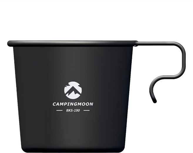 Campingmoon 柯曼 雪拉啤酒杯 BKS-190, 黑色, 1個