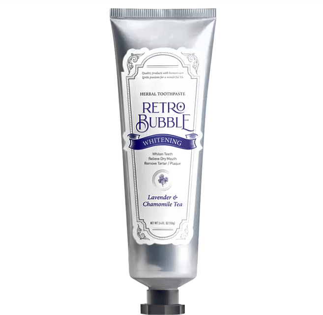 RETRO BUBBLE 淨化亮白草本精品無氟牙膏