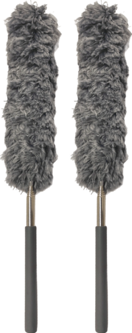 Utsumi 內海 除塵伸縮刷, 深灰色, 2支