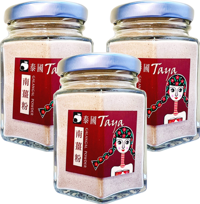 Taya Spices 泰國南薑粉, 3罐, 35g