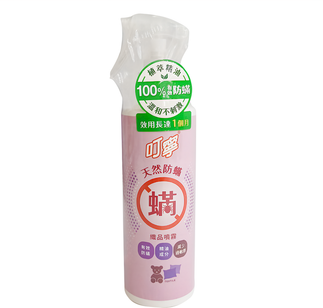 叮寧 天然防蟎織品噴霧 100%草本精油, 250ml, 1瓶
